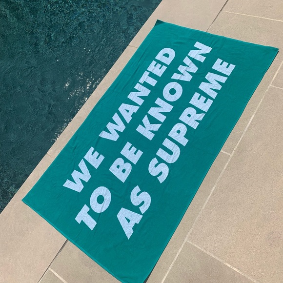 Supreme Other - ❌SOLD❌ NWT Supreme Known As Towel - Turquoise